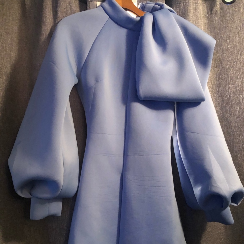 Baby blue dress